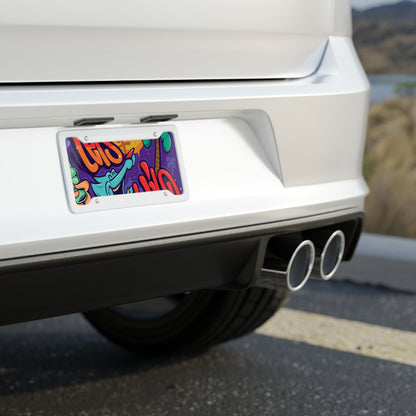 LICENSE PLATE - LET'S GET WILD