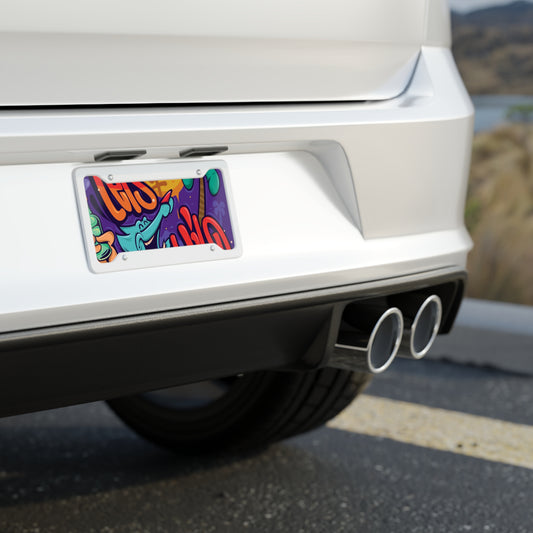 LICENSE PLATE - LET'S GET WILD